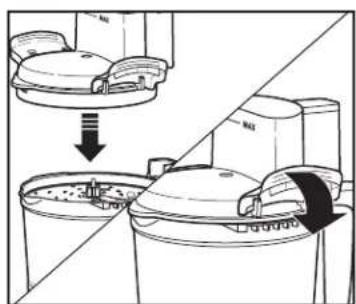 HAMILTON BEACH Stack & Snap 70727 - How to Use Reversible Slicing/ Shredding Disc - 2