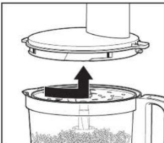 HAMILTON BEACH 70735 - How to Use Reversible Slicing/Shredding Disc (cont.) - 3