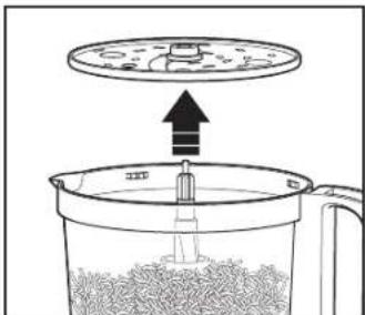 HAMILTON BEACH 70735 - How to Use Reversible Slicing/Shredding Disc (cont.) - 4