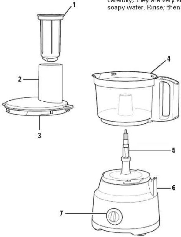 HAMILTON BEACH 70735 - Parts and Features - 1