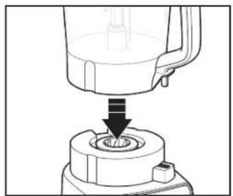 HAMILTON BEACH Stack & Snap 70585 - How to use Short Stainless Steel Chopping Blade - 1