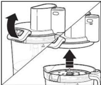 HAMILTON BEACH Stack & Snap 70585 - How to Use Reversible Slicing/Shredding Disc (cont.) - 3