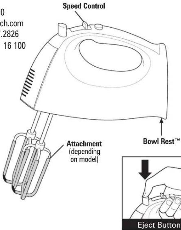 HAMILTON BEACH 62641 - Parts and Features - 1