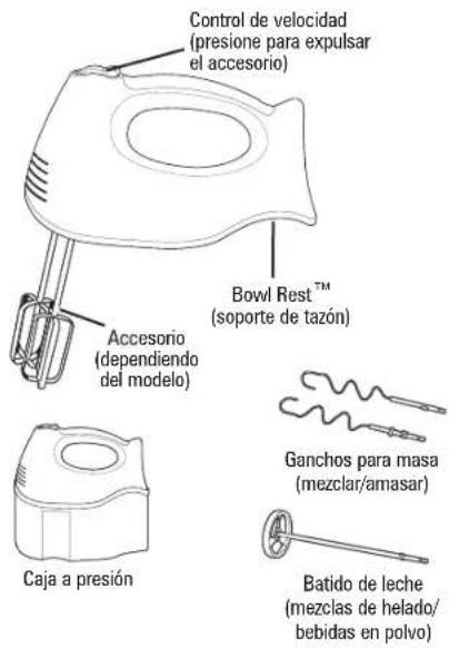 HAMILTON BEACH 62669 - Piezas y caracteristicas - 1