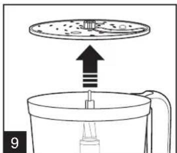 HAMILTON BEACH Stack & Snap 70724 - How to Use Reversible Slicing/Shredding Disc (cont.) - 5