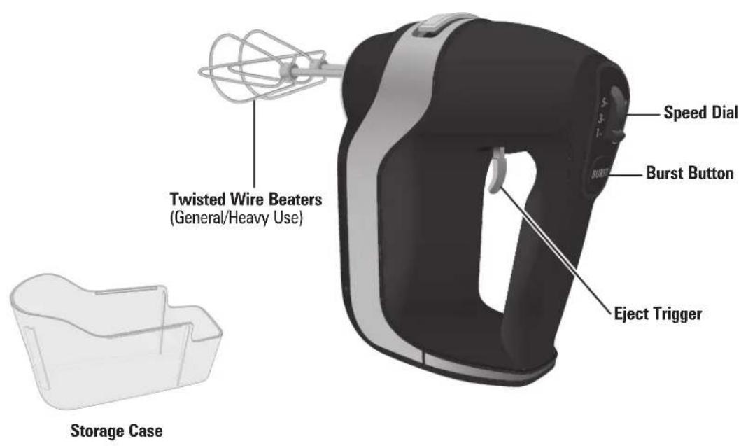 HAMILTON BEACH 62652 - Parts and Features - 1