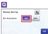 BROTHER CM350R - Activation de la fonction - 8