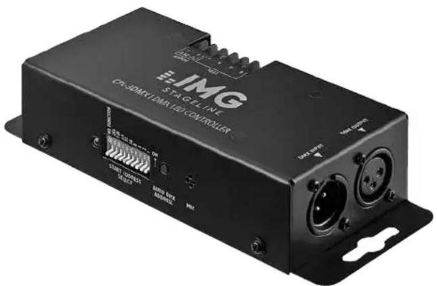 Monacor CPL3DMX - DMX Interface and Controller for 12 V or 24 V LEDs - 2