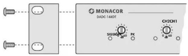 Monacor DADC144DT - Signalwandler für Dante-Audionetzwerke - 1