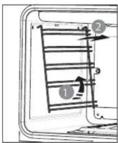 WHIRLPOOL W7 OM75 - REMOVING AND REFITTING THE SHELF GUIDES - 2