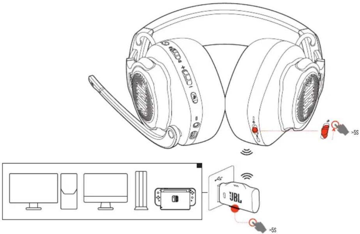 JBL Quantum 810 Wireless - Jumelage MANUEL - 1