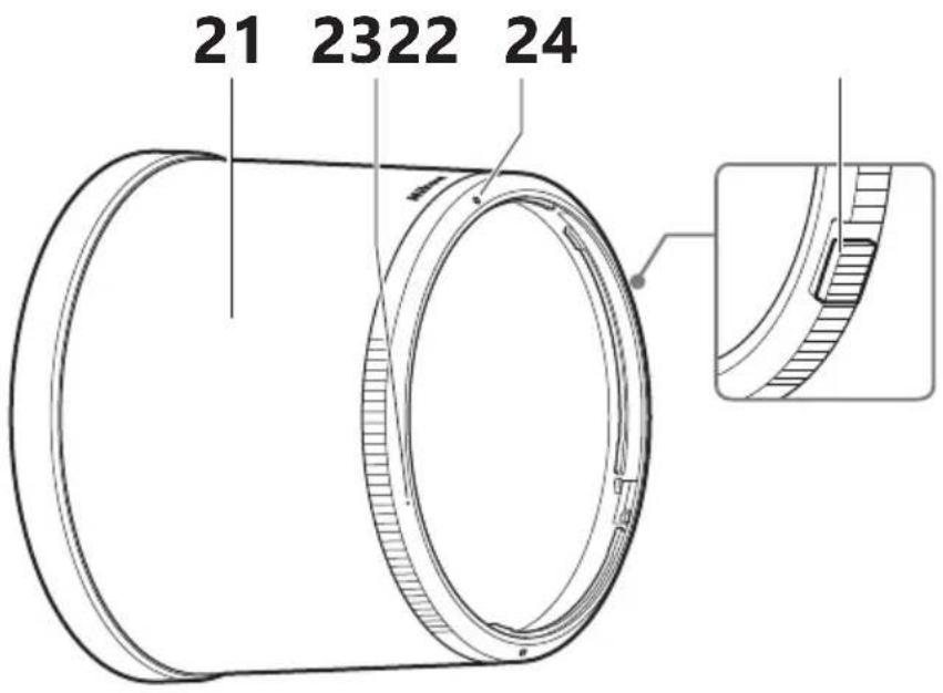 NIKON NIKKOR Z 800mm f6.3 VR S - Sabot de fixation pour trépied - 1