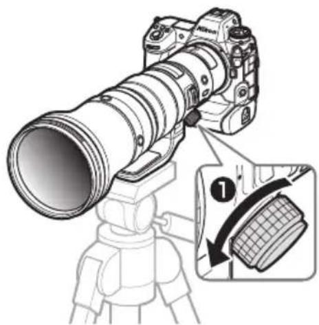 NIKON NIKKOR Z 800mm f6.3 VR S - Utilisation du collier pour trépied - 1