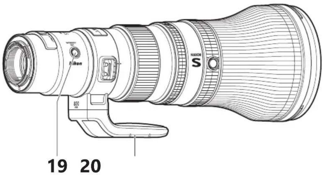 NIKON NIKKOR Z 800mm f6.3 VR S - Commutateur du mode de mise au point - 1