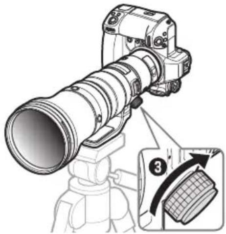 NIKON NIKKOR Z 800mm f6.3 VR S - Utilisation du collier pour trépied - 3