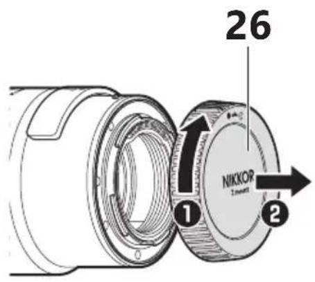 NIKON NIKKOR Z 800mm f6.3 VR S - Bouchon d'objectif à emboîtement (avant) - 1