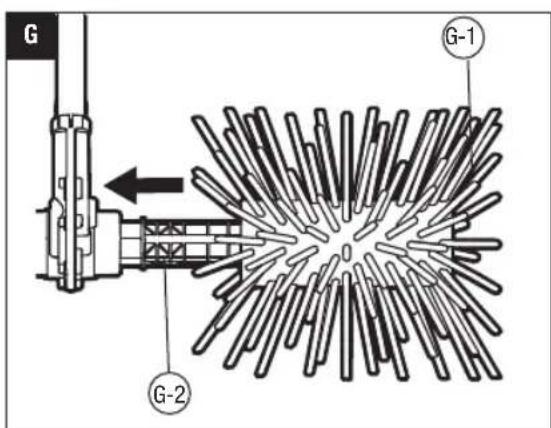 EGO BBA2100 - BRISTLE BRUSH ATTACHMENT - 5