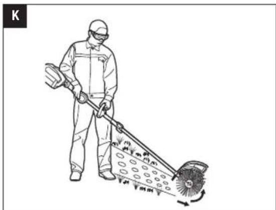 EGO BBA2100 - BRISTLE BRUSH ATTACHMENT - 9
