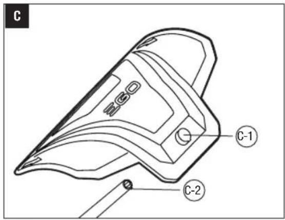 EGO BBA2100 - BRISTLE BRUSH ATTACHMENT - 1