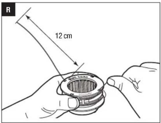 R 12 cm