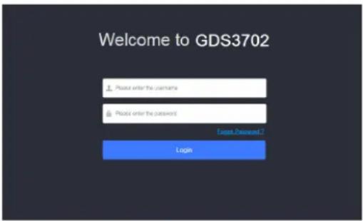 GRANDSTREAM GDS3702 - Uwaga: - 2