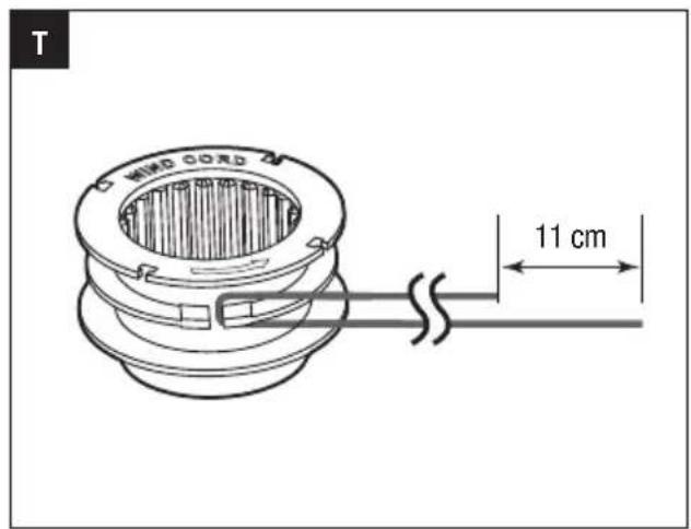 T WIND CORD 11 cm