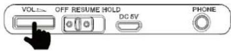 Soundmaster CD9250 - VOLUM - 1