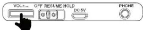 Soundmaster CD9250 - VOLUME - 1