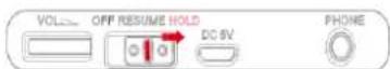 Soundmaster CD9250 - HOLD (sulaikyti) - 1