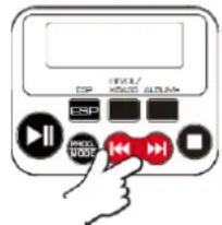 Soundmaster CD9250 - Selecting a track during playback - 1
