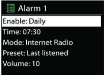 Soundmaster IR3500 - ALARM - 1