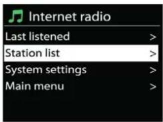 Soundmaster IR3500 - - Last listened - Ultimamente sentito - 1
