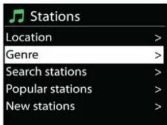 Soundmaster IR3500 - - Station list - 1