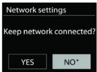 Soundmaster IR3500 - - Keep network connected - 1
