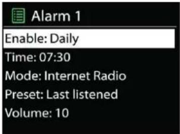 Soundmaster IR3500 - ALARM - 1