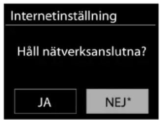 Soundmaster IR3300 - - Håll nätverket anslutet - 1
