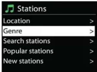 Soundmaster IR3300 - - Station list - 1