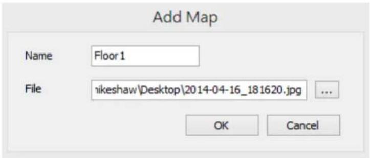 QNAP VS4112URP Pro+ - Ajouter un composant de carte ou une E-map - 2