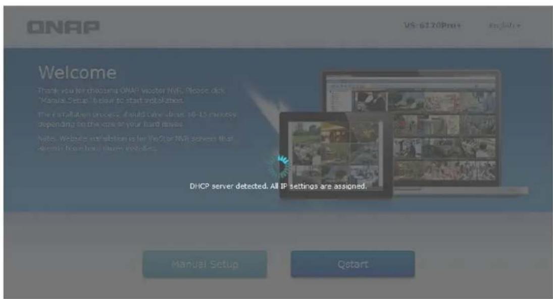 QNAP VS4008URP Pro - Initialisation du système - 2