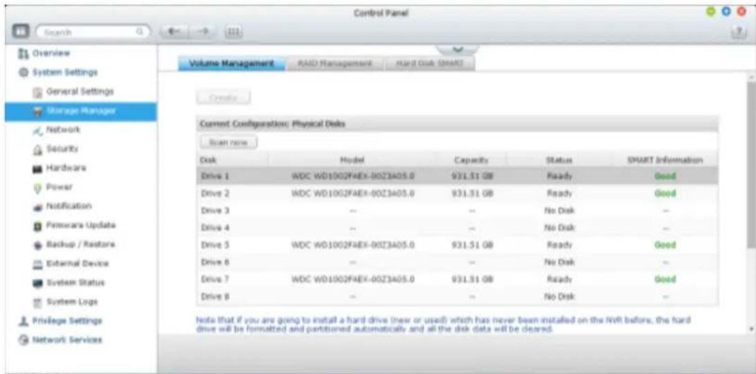 QNAP VS4008URP Pro - Gestionnaire de stockage - 1