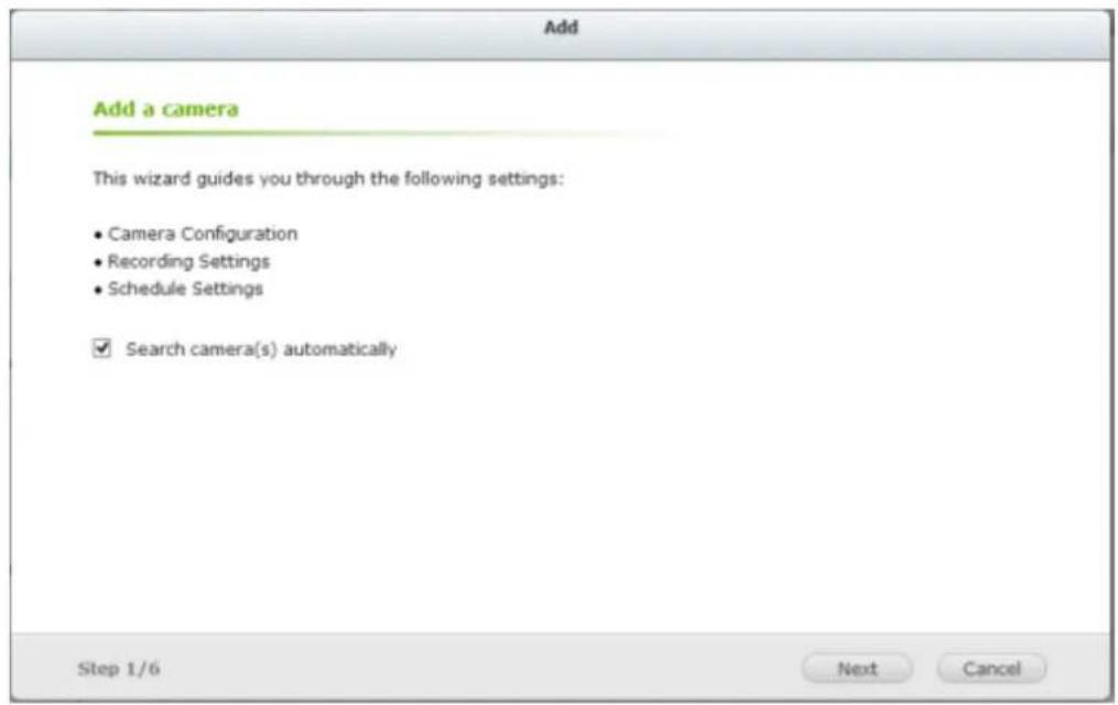 QNAP VS2112 Pro+ - Configuration de laamera - 2