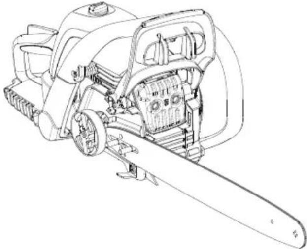 POULAN Pro PR150N21RH3 - Fixation du guide-chaine et de la châine - 3