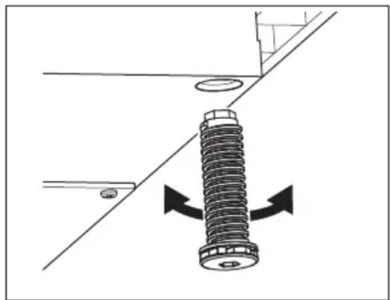 ELECTROLUX EWUS040B8B - Poziomowanie - 1