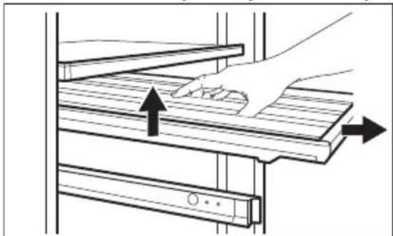 ELECTROLUX EWUS040B8B - Vybratie polic - 1