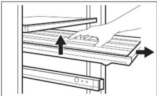 ELECTROLUX EWUS040B8B - Ablagen entfernen - 1