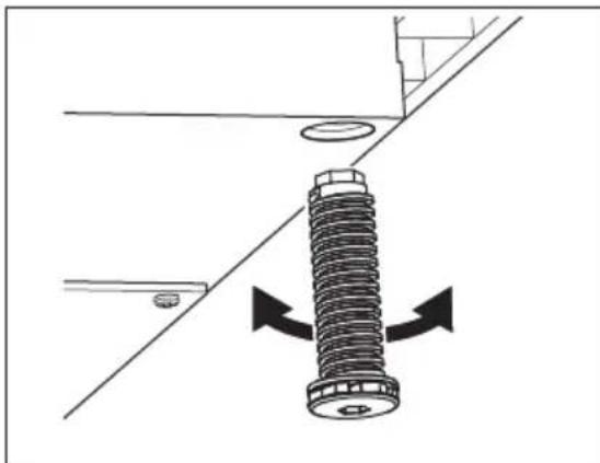 ELECTROLUX EWUS040B8B - Vaakasuoraan asettaminen - 1