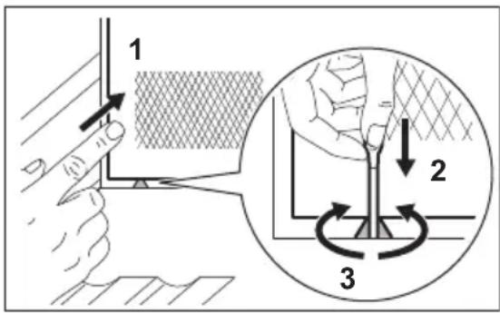 ELECTROLUX EWUS040B8B - Cleaning the drain - 1