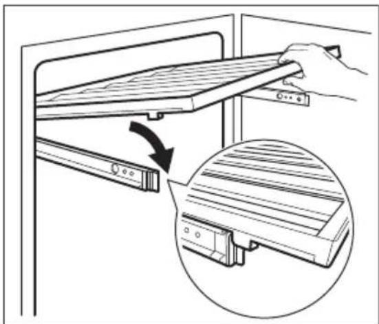 ELECTROLUX EWUS040B8B - Polcok beszerelése - 2