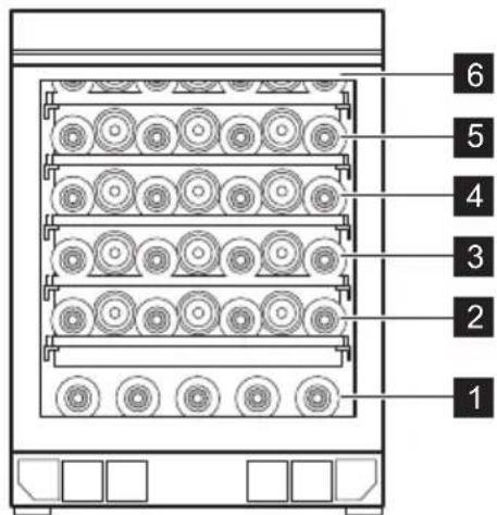 ELECTROLUX EWUS040B8B - Temperature di conservazione consigliate: - 1