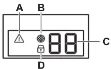 ELECTROLUX EWUS040B8B - Display - 1